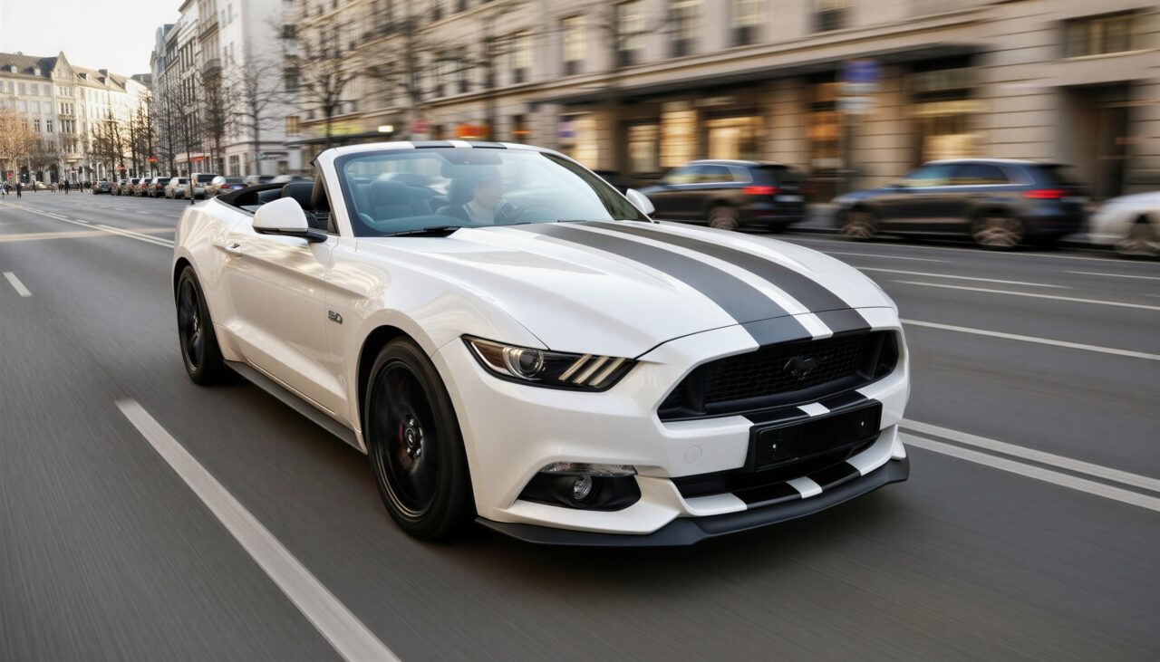 Ford Mustang GT Cabrio mieten in Düsseldorf hero