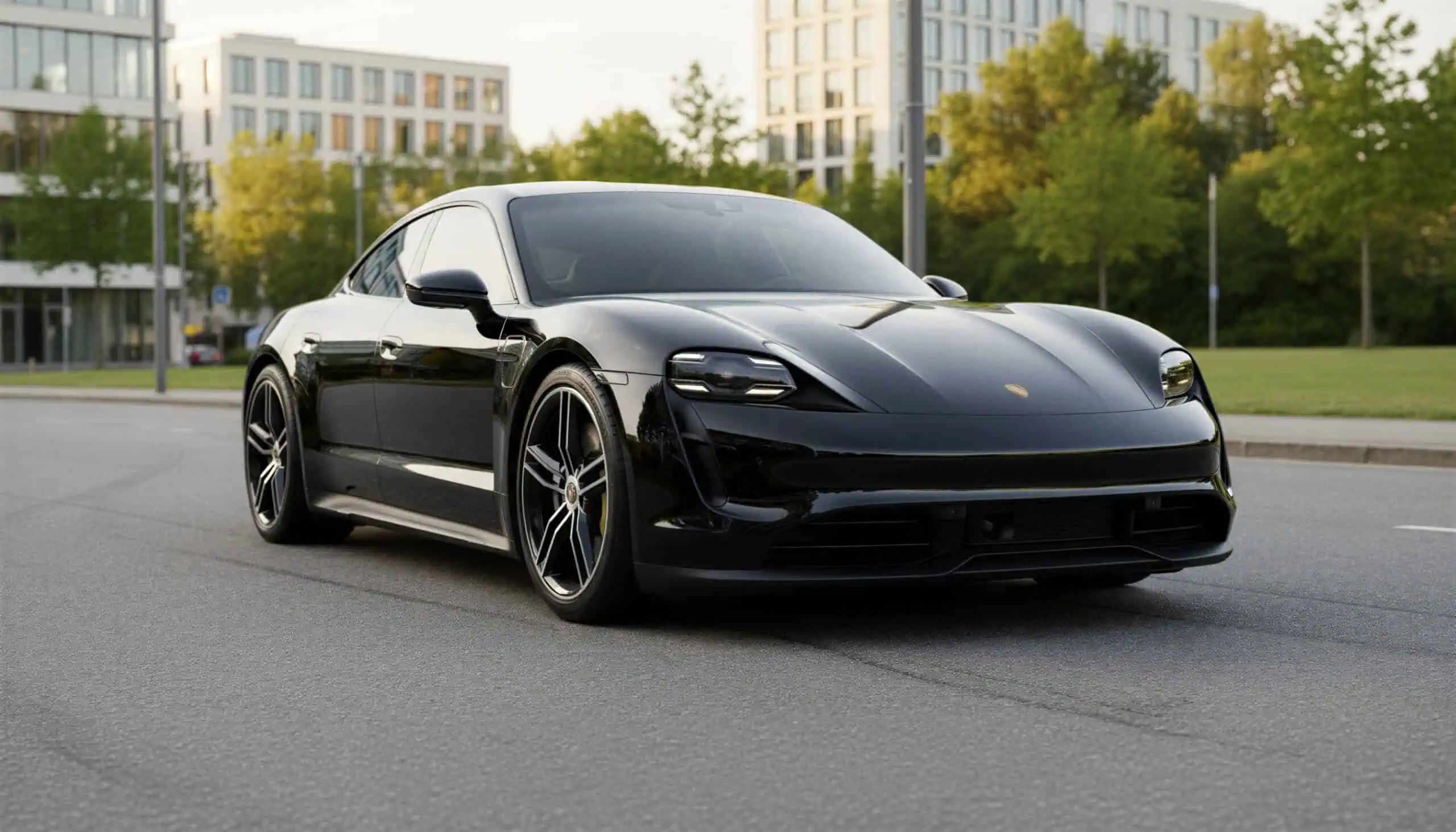 Porsche Taycan Turbo mieten in München hero