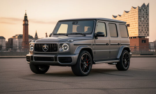 Mercedes G63 AMG mieten in Hamburg Hero