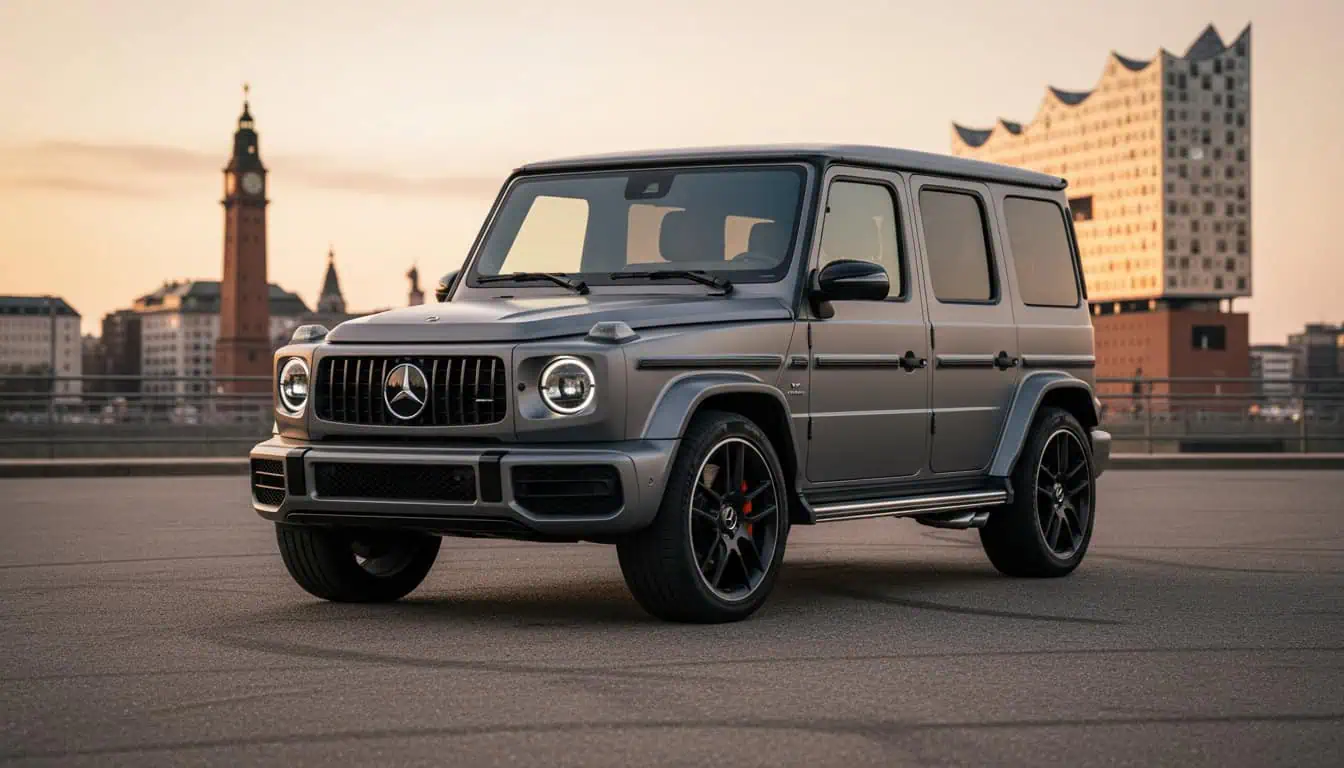 Mercedes G63 AMG mieten in Hamburg Hero