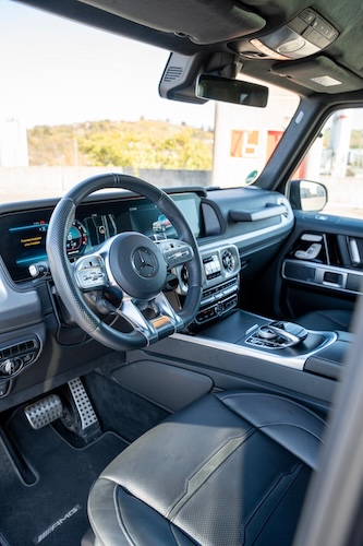 Interior vom Mercedes G63 AMG in Stuttgart