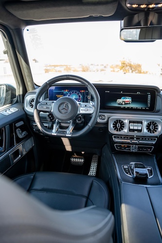 Interior vom Mercedes G63 AMG in Stuttgart