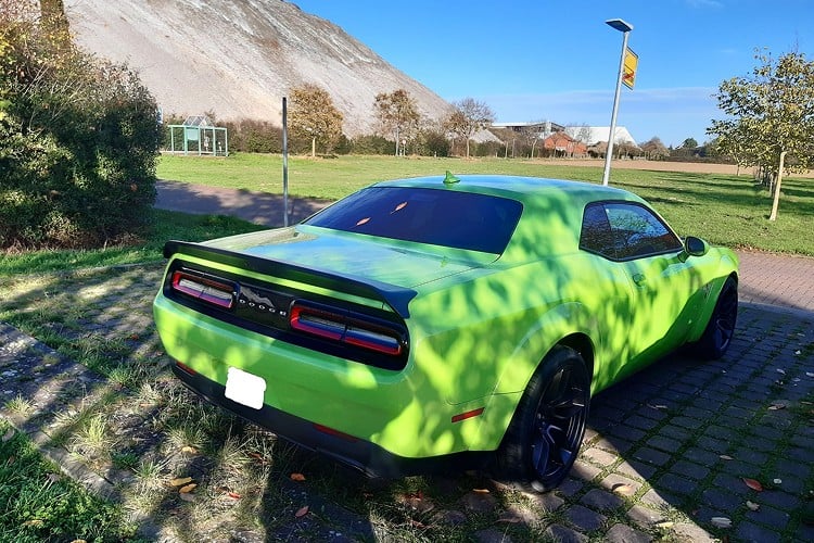 Heckansicht Dodge Challenger Widebody in Hannover