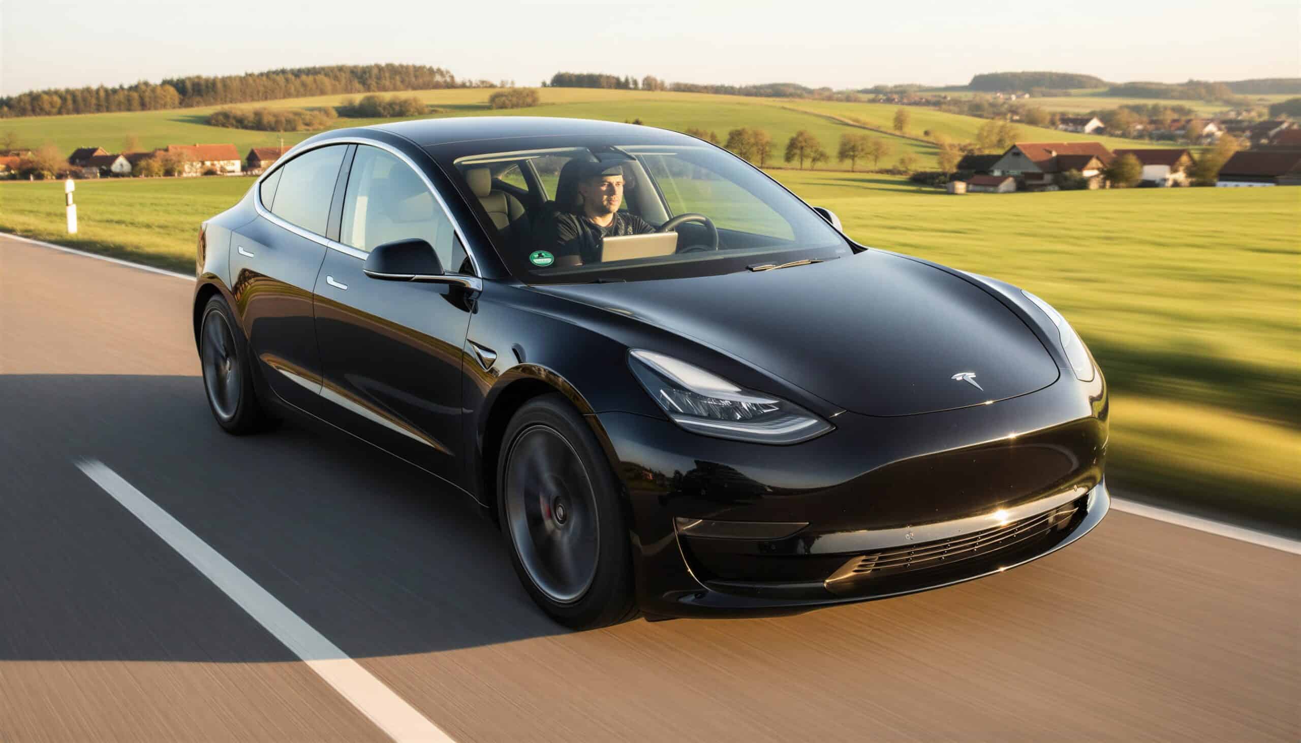 Tesla Model 3 Performance in Frontansicht