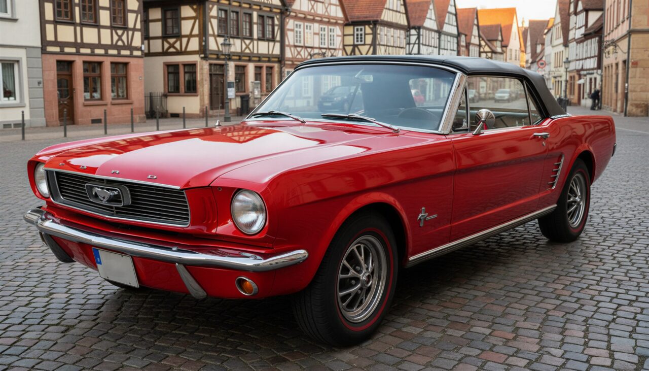 Ford Mustang Cabrio Oldtimer mieten in Göttingen hero