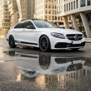 Mercedes C63 AMG mieten in Düsseldorf hero