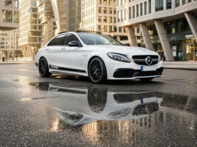 Mercedes C63 AMG mieten in Düsseldorf hero