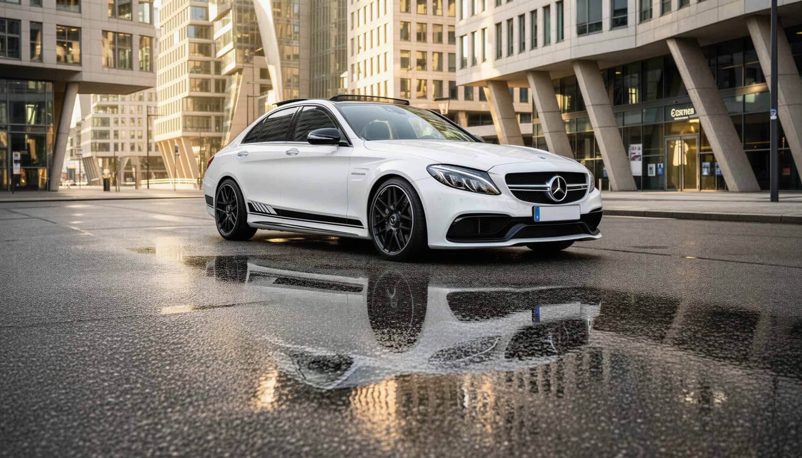 Mercedes C63 AMG mieten in Düsseldorf hero