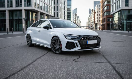 Audi RS3 Limousine mieten in Hamburg hero