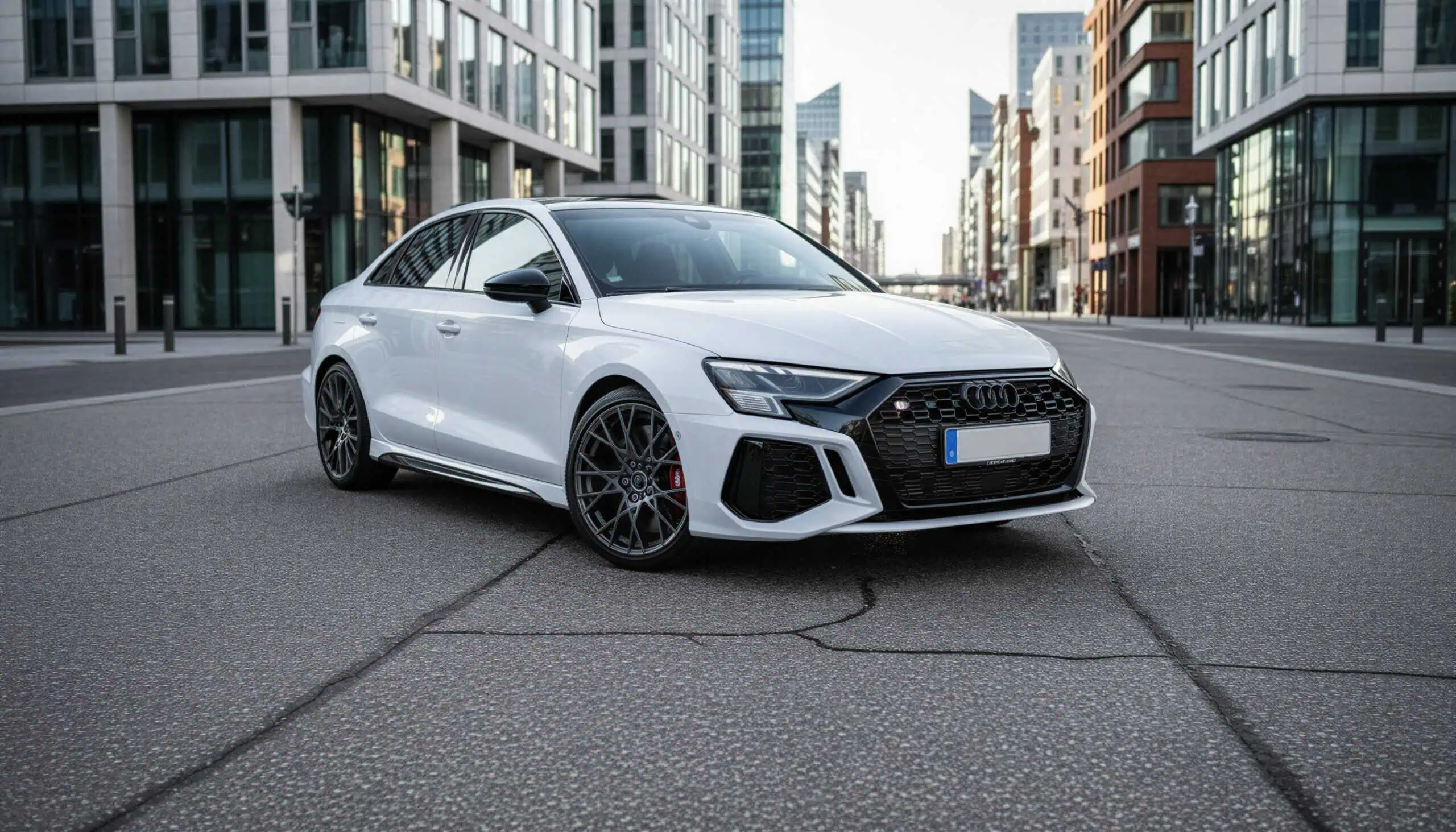 Audi RS3 Limousine mieten in Hamburg hero