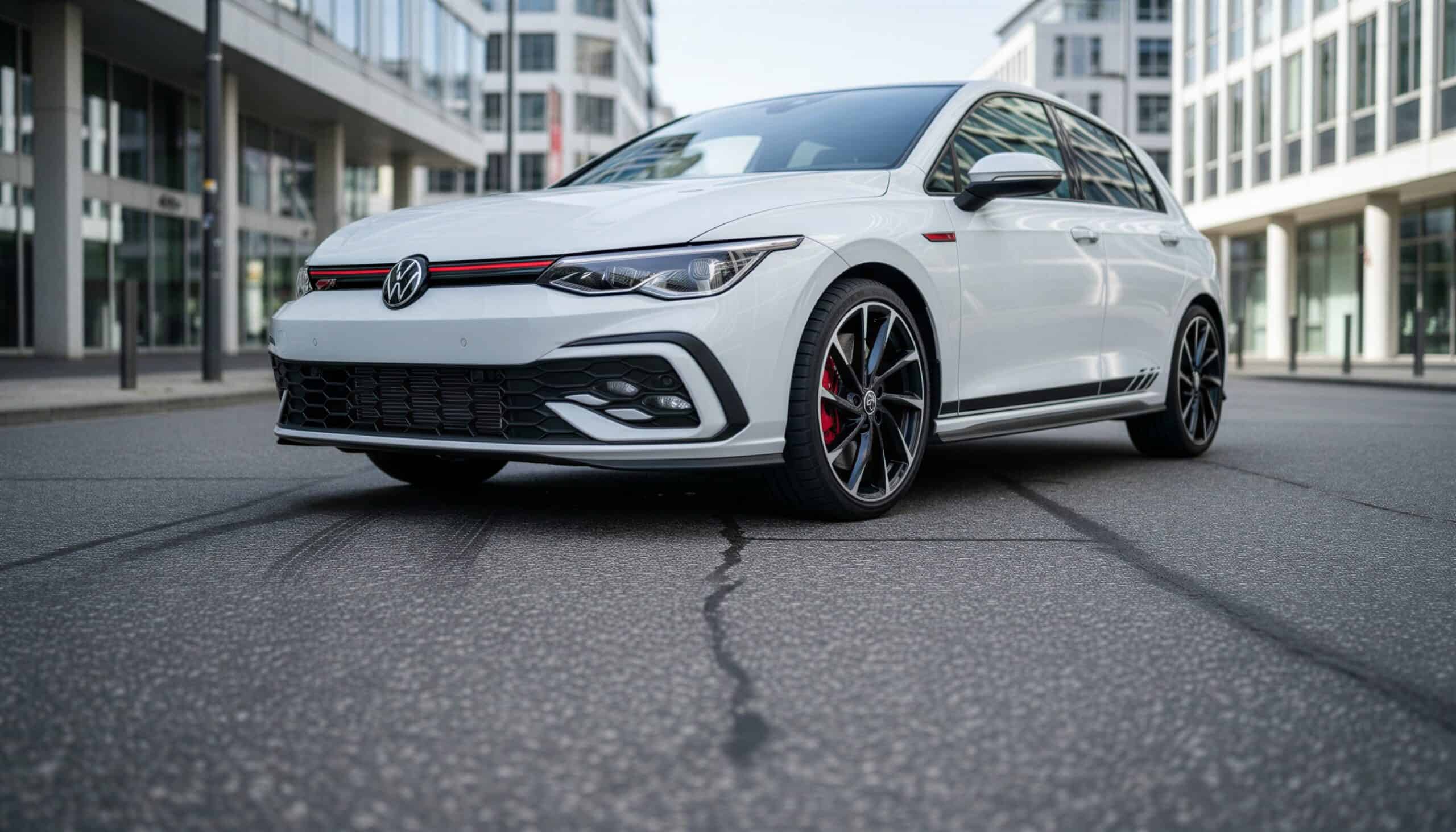 VW Golf 8 GTI Clubsport mieten in Frankfurt hero