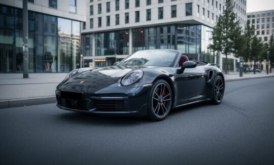 Porsche 911 Turbo S Cabrio mieten in Berlin hero