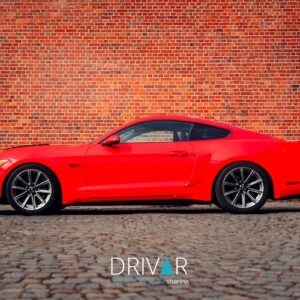 Seitenansicht vom Ford Mustang GT in Leipzig