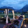 Ausblick von Hotel Terrasse auf Neuschwansteig und Berge