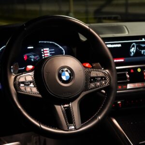 Interieur vom BMW M4 Competition in Düsseldorf