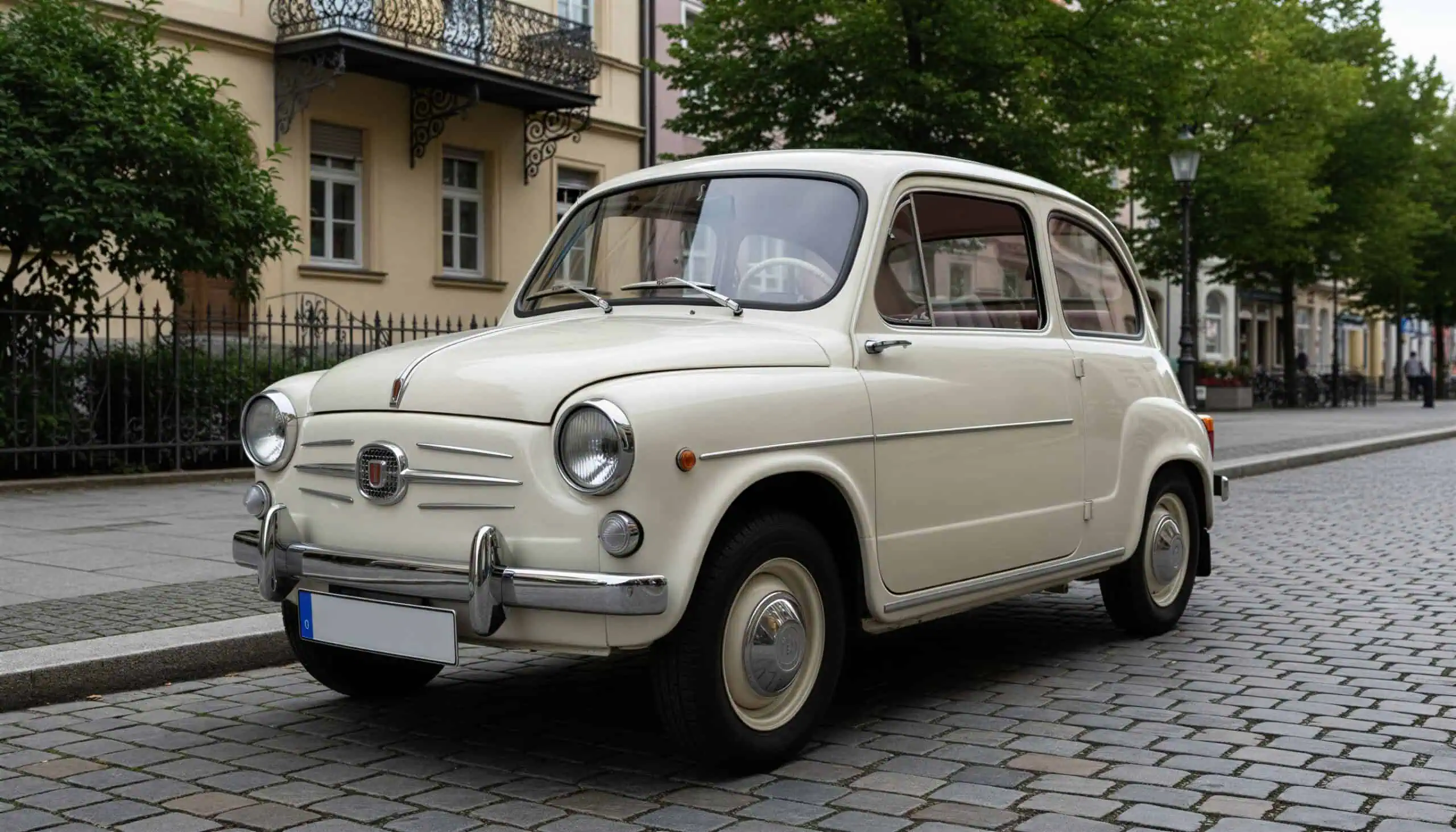 Fiat 750 Zastava Oldtimer mieten in München hero