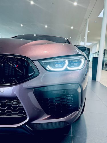 Frontansicht vom BMW M8 Cabrio in Kassel