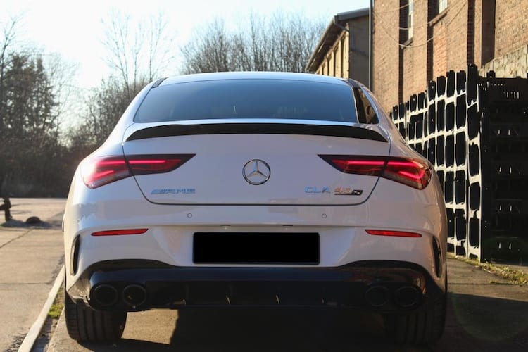 Heckansicht vom Mercedes CLA 45s AMG in Dortmund