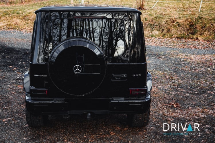 Heckansicht vom Mercedes G63 AMG in Kassel