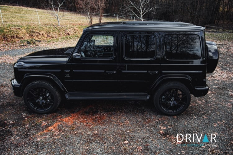 Seitenansicht vom Mercedes G63 AMG in Kassel