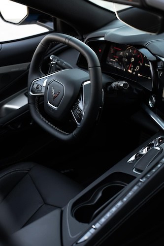 Interieur von der Corvette C8 in Bonn