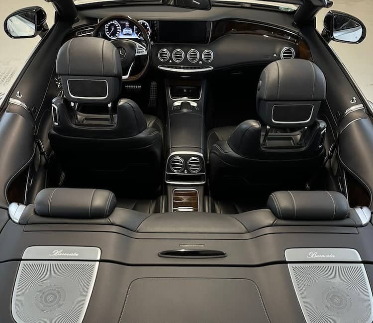 Innenraum vom Mercedes S500 Cabrio in München