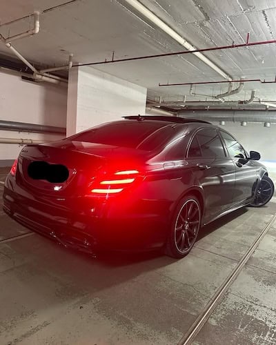 Rückseite von Mercedes Benz S500 AMG mieten in Dortmund