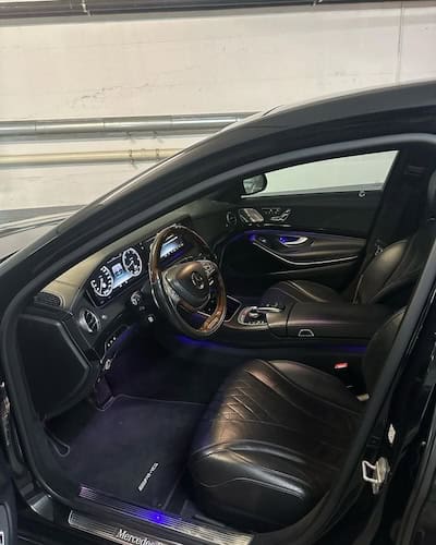 Interieur von Mercedes Benz S500 AMG mieten in Dortmund