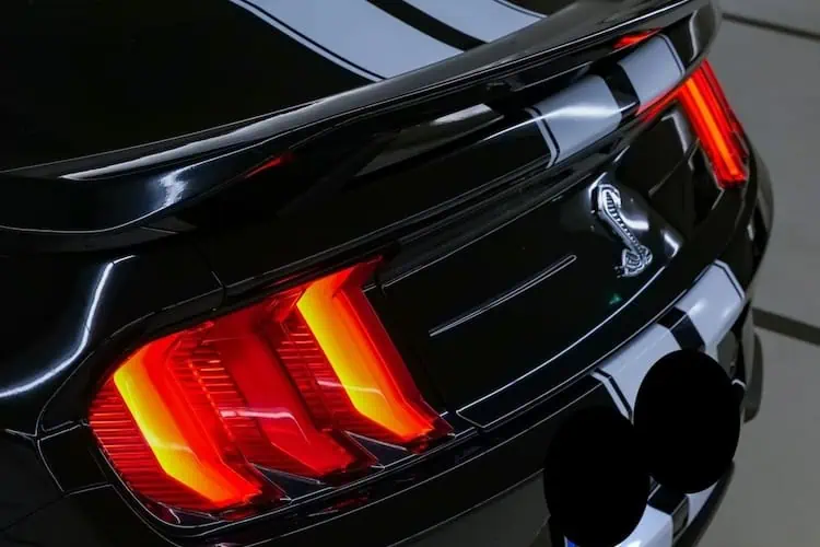 Hecklicht von Ford Mustang Shelby GT500 in Düsseldorf