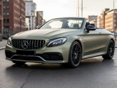 Mercedes-Benz C63S AMG Cabrio mieten in Hamburg hero