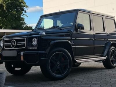 Vorderseite von Mercedes G63 AMG Klasse mieten in Dortmund