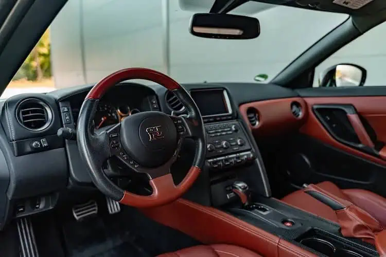 Interior vom Nissan GT-R in Frankfurt