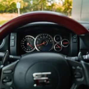 Lenkrad vom Nissan GT-R in Frankfurt