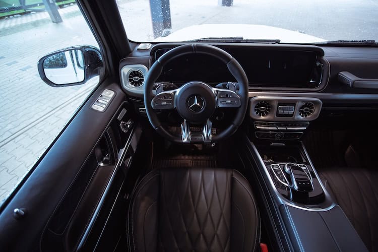 Interieur von Mercedes G63 mieten in München