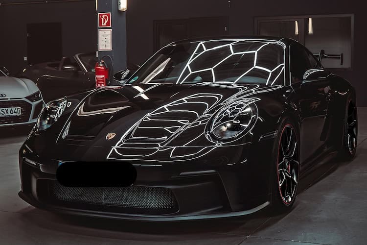 Vorderseite von Porsche 911 GT3 mieten in Köln