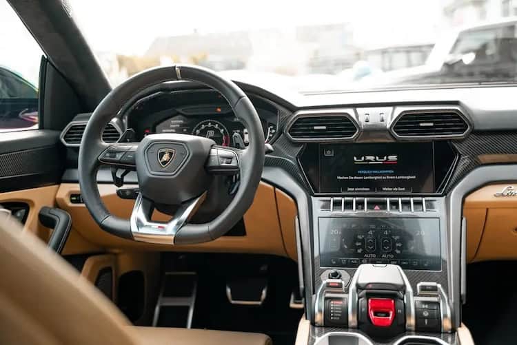Interieur vom Lamborghini Urus in Frankfurt