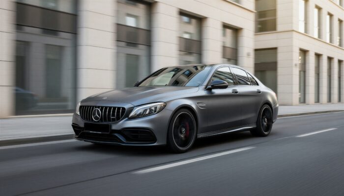 Mercedes C63S AMG mieten in Bielefeld hero