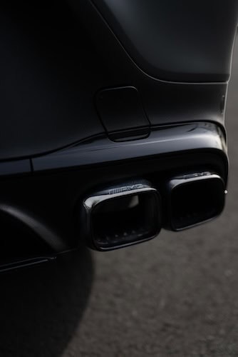 Abgasanlage vom Mercedes GLC63 S AMG in Frankfurt