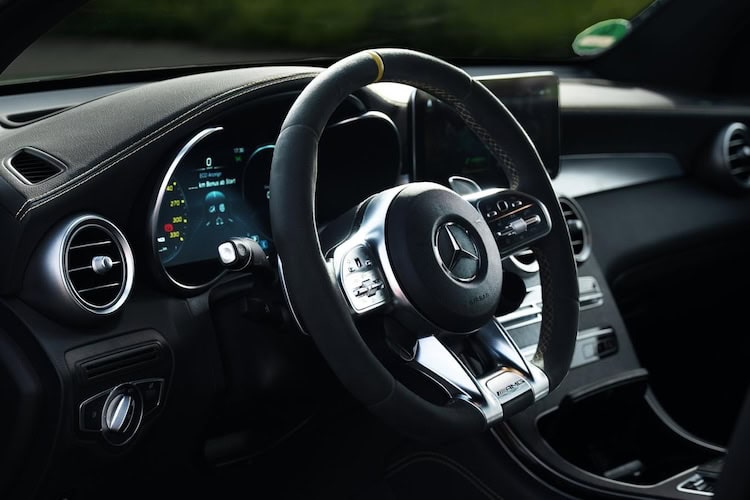 Interieur vom Mercedes GLC63 S AMG in Frankfurt