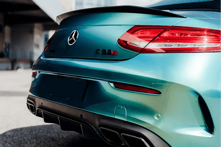 Heck Mercedes-Benz C63S AMG Cabrio in Karlsruhe