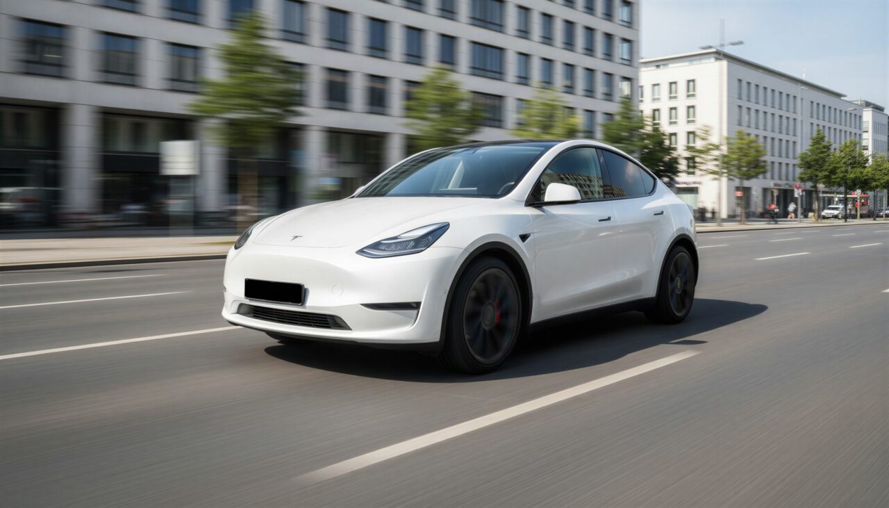 Tesla Model Y Performance mieten in Berlin hero