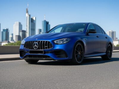 Mercedes E63 AMG mieten in Frankfurt hero