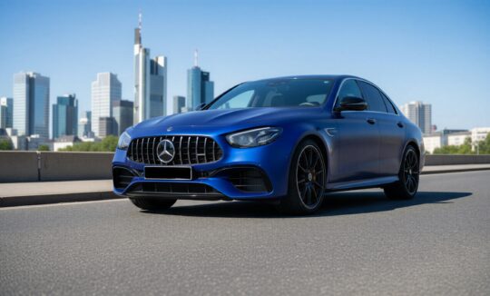 Mercedes E63 AMG mieten in Frankfurt hero