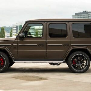 Seitenansicht vom Mercedes G63 AMG in Stuttgart