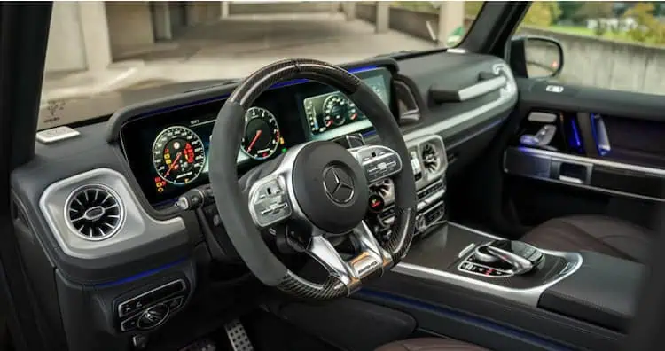 Interior vom Mercedes G63 AMG in Stuttgart