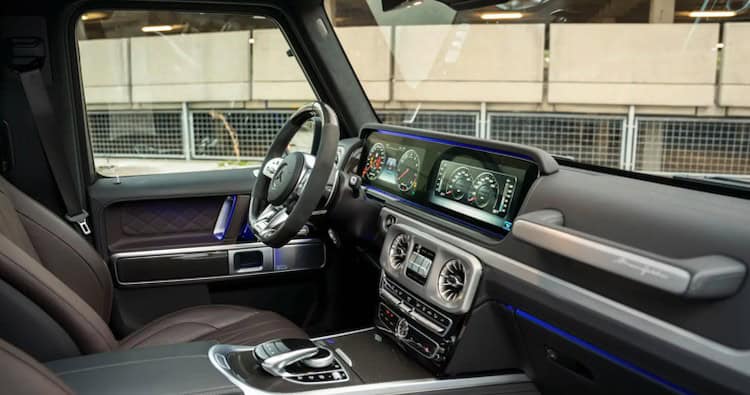 Interior vom Mercedes G63 AMG in Stuttgart