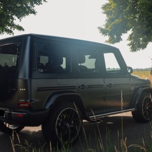 Seitenansicht vom Mercedes G63 AMG in Stuttgart