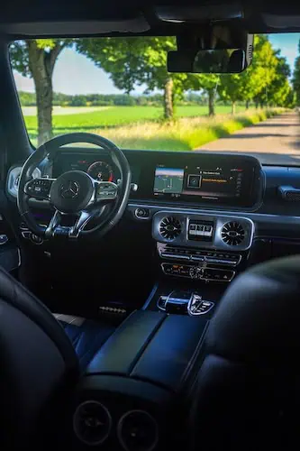 Interieur vom Mercedes G63 AMG in Stuttgart