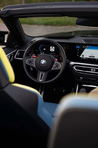 Interior vom BMW M4 Cabrio in München