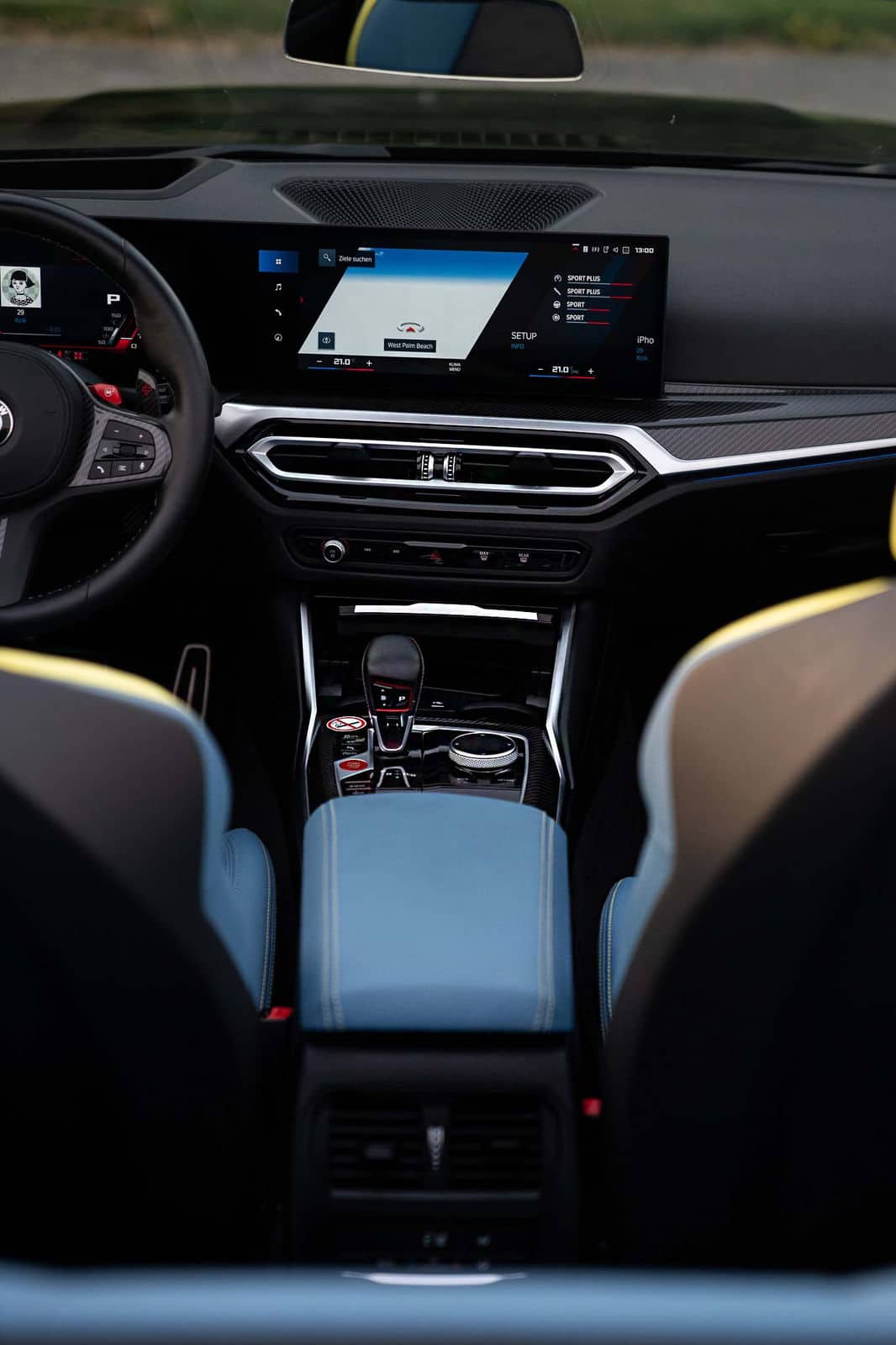 Interior vom BMW M4 Cabrio in München